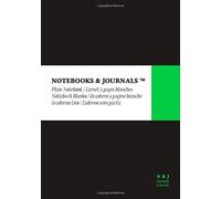 Cuaderno Notebooks & Journals, Extra Large, Liso, Negro, Tapa Blanda: (17.78 x 25.4 cm)(Cuaderno, Libreta, Diario, Bloc de Notas)