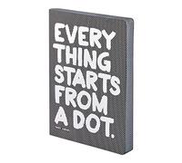 Cuaderno Nuuna L Everything Starts From a Dot, negro (N-52156)