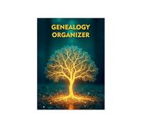 Cuaderno organizador portátil de genealogía con árbol genealógico para archivar la historia de la generación, 21 x 28,5 cm, libro de registro de ascendencia