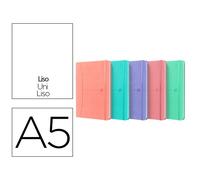 Cuaderno Oxford Cosida Tapa Extradura Din A5 80 Hojas Liso Colores Pastel Surtidos