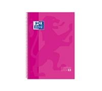 Cuaderno Oxford Espiral A4+ Tapa Extradura 80h 90gr Rosa