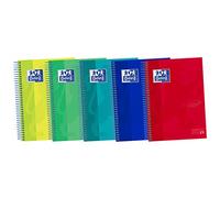 Cuaderno Oxford Multicolor A5 + 120 Hojas (5 Unidades)