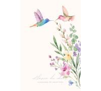 Cuaderno para escritoras "Lluvia de ideas": Libreta 6x9 pautada con puntos (dotted) | 100 páginas | Ideal para escribir novelas, relatos y escritura ... - Modelo colibrí (Material para escritoras)