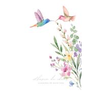 Cuaderno para Escritoras "Lluvia de Ideas": Libreta 6x9 pautada con puntos (dotted) | 100 páginas | Ideal para novelas, relatos y escritura creativa | Edición Floral Colibrí