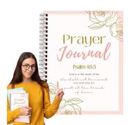 Cuaderno Para Oraciones Y Reflexiones - Cuaderno | Agenda Con Guías Diarias Para Estudio Bíblico Y Meditación Espiritual En Iglesia O Hogar