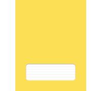Cuaderno Pautado Amarillo: Formato grande 8,5" x 11", 50 hojas (100 páginas), ideal para apuntes, esquemas, tablas y gráficos (Cuadernos Académicos de Estudio)