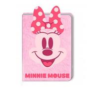 Cuaderno Peluche Minnie - Cuaderno Acolchado con diseño Suave, Ideal para niñas, Regalos Escolares y Fans del Universo Disney