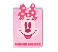 Cuaderno Peluche Minnie - Cuaderno Acolchado con diseño Suave, Ideal para niñas, Regalos Escolares y Fans del Universo Disney