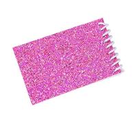 Cuaderno pequeño de doble espiral con 20 hojas sin forro, bloc de bocetos pequeño con cubiertas de lentejuelas coloridas, recompensa para el aula