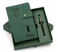 Cuaderno Personalizado A5 de Tapa Dura con Grabado Láser y Cierre Magnético