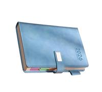 Cuaderno Planificador Académico De PU 2026 Con Cierre De Botón Magnético Y Ranuras Para Bolígrafos 400 Páginas Con Fecha Para Programación Planificador Verde