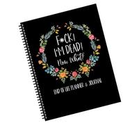 Cuaderno planificador de vida, Im Dead Now What Book Planner, registro de trabajo de fin de vida, cuaderno organizador para grabar propiedades, preparación de voluntad, deseos finales