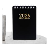 Cuaderno planificador diario, cuaderno de trabajo de bobina 2026, organizador de tamaño A7, diario compacto de bocetos, herramienta de investigación, planificador de reuniones de trabajo legal