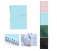 Cuaderno planificador semanal, planificador diario A5 sin fecha con rastreador de hábitos, cuaderno de lista de tareas, aumenta la productividad y gestiona las tareas de manera efectiva, suministros