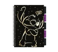 Cuaderno plástico espiral B5 Gold Stitch 100 hojas - Cuaderno escolar cuadrícula 3 mm - CoolPack - Compacto y resistente (copia)