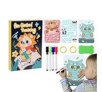 Cuaderno práctico para niños, cuaderno de ejercicios para aprender a escribir,Agarres de lápiz para la escritura a mano de los niños | Libro de dibujo para el entrenamiento de control de bolígrafos, p