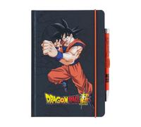 Grupo Erik Cuaderno Dragon Ball Super Goku con boligrafo proyector - Cuaderno A5 Premium - Cuaderno punteado/Libreta A5 hojas blancas - Cuaderno notas - Bloc de notas A5