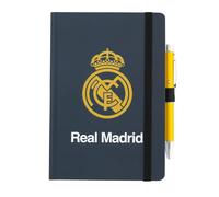 Cuaderno Premium A5 Con Boligrafo Proyector Real Madrid