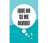 Cuaderno QUE NO SE ME OLVIDE