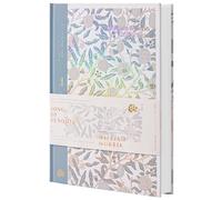 Cuaderno rayado para mujer, cuaderno de tapa dura A5, 3.53 oz/m², 224 páginas, diarios de viaje gruesos para escribir, rayas universitarias para organización del trabajo y toma de notas