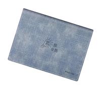 Cuaderno recargable de piel sintética con 9 anillas, para estudiantes, para hacer notas profesionales, lluvia de ideas, cuaderno de estudiantes