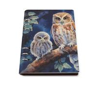 Cuaderno recargable Owl Mama And Little para estudio de trabajo