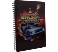Libreta efecto 3d poster bttf 2 regreso al futuro