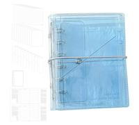 Cuaderno rellenable | A7 Tri-Fold Multi-Pocket - Aesthetic Small Notebook Planner,for Kids Adults School Classroom College Dorm Office Travel Outdoor Camping