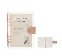 Cuaderno Rellenable Transparente Con Páginas Extraíbles Para Escritura Creativa Y Organización Diaria Para Estudiantes Y Profesionales