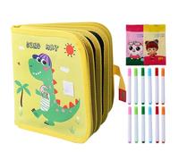 Cuaderno reutilizable de escritura con marcadores, bloque de pintura