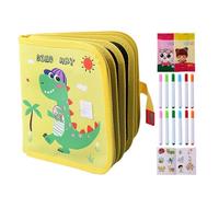 Cuaderno Reutilizable para Escribir y Borrar - Pizarra Magnética con Rotuladores | Cuaderno Educativo de Actividades | para Preescolar, Jardín de Infancia, Guardería, Hogar, Aula, Educación en Casa, V