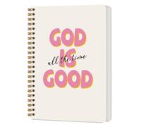 Cuaderno rosa de la Biblia para mujer, regalos cristianos inspiradores para mujeres, diario de suministros de la Biblia de oración, cuaderno de notas de iglesia, bonitos cuadernos estéticos de tapa