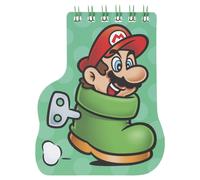 Cuaderno silueta potenciador de Super Mario (zapato de Goomba)