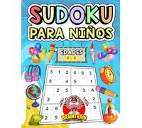 Cuaderno sudoku para niños de 6 a 8 años: 100 pasatiempos infantiles de dificultad fácil y medio, con soluciones