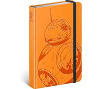 Cuaderno tapa dura Star Wars 10,5 x 15,8 cm, color BB-8