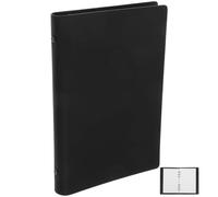 Cuaderno Universitario A5 de Hojas Sueltas con Tapa de PU Color Claro | Reorganizable Recarga, Escritura Suave con Pluma Estilográfica, para Oficina y Escuela