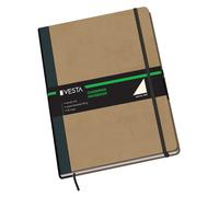 Cuaderno vesta nature a4 96h 80gr. liso con goma