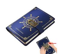 Cuaderno vintage | Piel sintética de 300 páginas con cerradura de contraseña y bolígrafo incluidos, cuadernos de diario portátiles con cierre de cerradura, para adultos, oficina, casa, escuela, clase