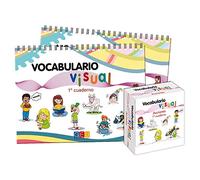 Cuaderno vocabulario visual: Acciones | Aprender Vocabulario Educación Primaria | tarjetas ilustradas con Acciones