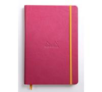 Cuaderno web Rhodia Rhodiarama - Rayado, 96 hojas - 14 x 21 cm - Tapa color frambuesa (118752C)