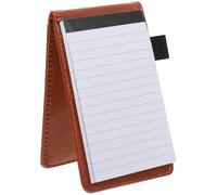 Cuaderno y Papel Marrón de Pu de Bolsillo de Notas A7 para Oficina