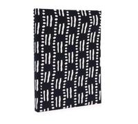 Cuadernos con encuadernación de algodón 20x15cm - 96 páginas - Puntos y rayas negros