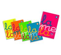 Cuadernos cuarto Flúor pp 5 mm., 5 uds Surtido