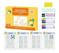 Cuadernos de escritura mágicos, libro de trazado de letras y números, cuaderno de escritura reutilizable, cuaderno mágico para niños de 3, 4 y 5 años de edad