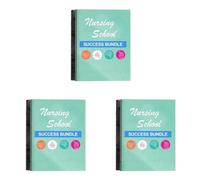 Cuadernos de hojas de informe para enfermeras que reemplazan el portapapeles de enfermería plegable Cuadernos simples de bolsillo Libretas en espiral Esenciales clínicos para la semana-3pcs