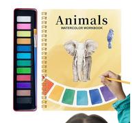 Cuadernos de | Libros De Para Adultos Con 12 Colores,Kit Artístico Para Aprender Casa Escuela Viaje Curso De Arte