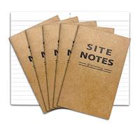 Cuadernos de notas de campo, paquete de 5 | Recambio de bloc de notas de campo pequeño para bolsillo de cuero recargable, cubierta de notas de campo, cartera de diario de cuero | Notas de campo