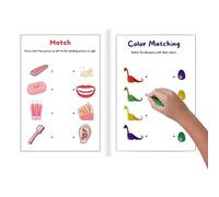 Cuadernos de para Niños | Práctica De Escritura para Niños - Actividades Sensoriales de Aprendizaje para Preescolar - Material Educativo para Hogar, Aula, Viajes o Avión