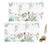 Cuadernos de Pintura a la Acuarela 6 Láminas Guía De Dibujo