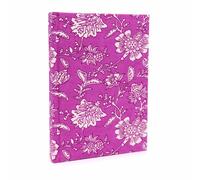 Cuadernos encuadernados en algodon 20x15cm - 96 páginas - Fucsia antigua